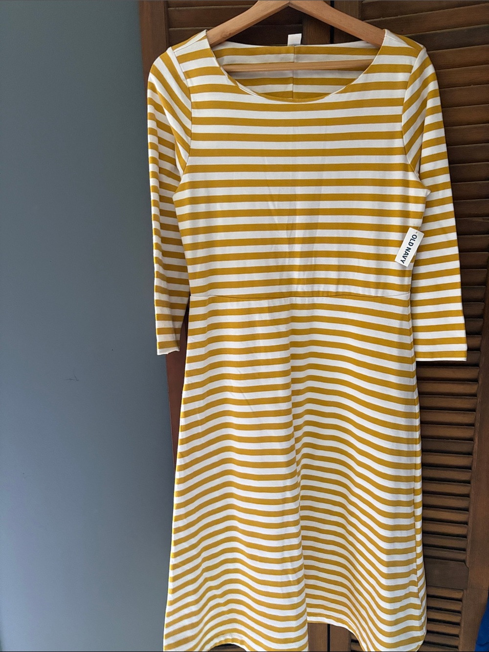Old Navy Womens and White Striped Dress